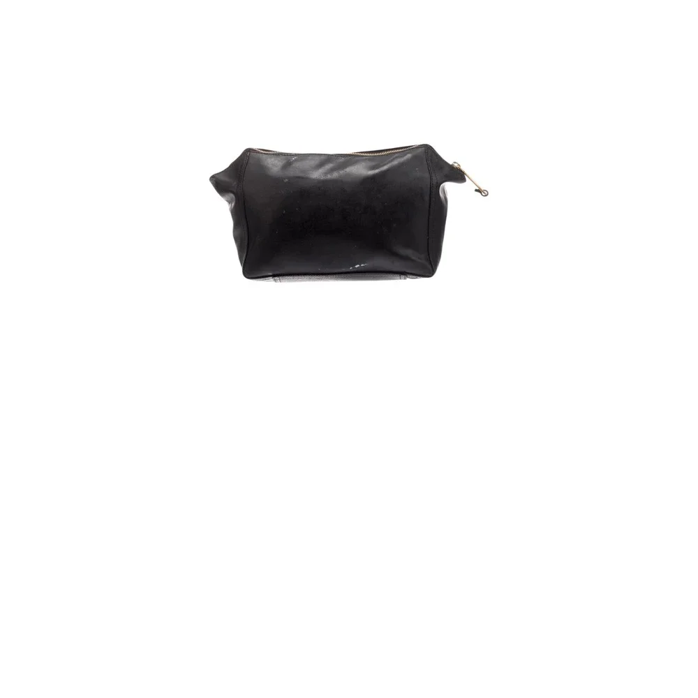 Yves Saint Laurent Pouch Women's Size OS Black Good Patent Leather Zip - Picture 6 of 7